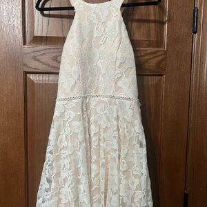 City Triangles Cream Bridal Dress